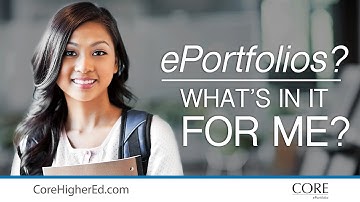 CORE ePortfolio Overview | A Student Perspective