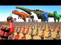 1000 Kamikaze-Dodos VS ARK Dinosaur Deathrun🦖 | Cantex