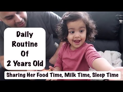 2 Years Old Toddler Daily Routine|| What She Eats in a Day, Milk Intake, Sleep Time of Baby Toddler