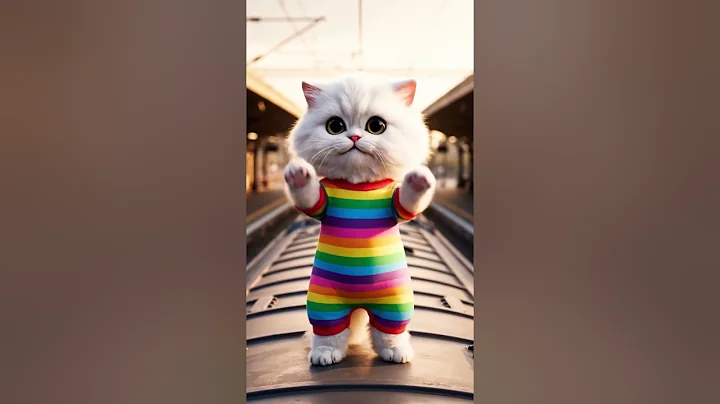 Baby Cats dance by Beautiful Cats dance in studio #ai #animaldance #catdance #catvideos #catdancing