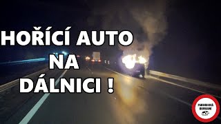 Hořící auto na dálnici, kruháč protisměrem, nebezpečné předjíždění - Dashcam kompilace #163