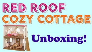 CALICO CRITTERS RED ROOF COZY COTTAGE UNBOXING!  STARTER HOME - Calico Critters + Sylvanian Families