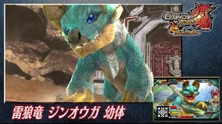 モンハン部幼体選手権　ジンオウガ幼体