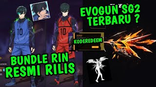 REVIEWING THE BLUELOCK CHAPTER 2 RIN ITOSHI FREE FIRE BUNDLE RELEASE, TODAY'S REDEEM CODES, NEWES...