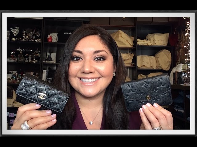 chanel key and card holder wallet