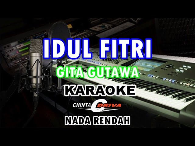 karaoke idul fitri kn7000 by  gita gutawa class=