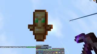 Popped my first totem in my Hardcore UHC world. Happened during a progress check-in minecraft reddit