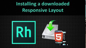 Installing a Responsive HTML 5 Layout