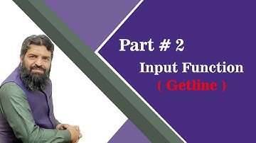 Lecture 23 part 2 | input function in c++ | getline | cin.getline | rehan ahmad | input function