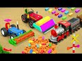 Diy tractor mini bulldozer to making concrete road  construction vehicles road roller 26