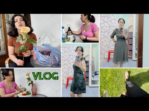 30 მაისის VLOG 🌳კაბები ვიყიდე / პროდუქტი და შუმანიტიც🦠🧴სეტყვა თბილისში🌧️