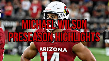 Michael Wilson Preseason Highlights