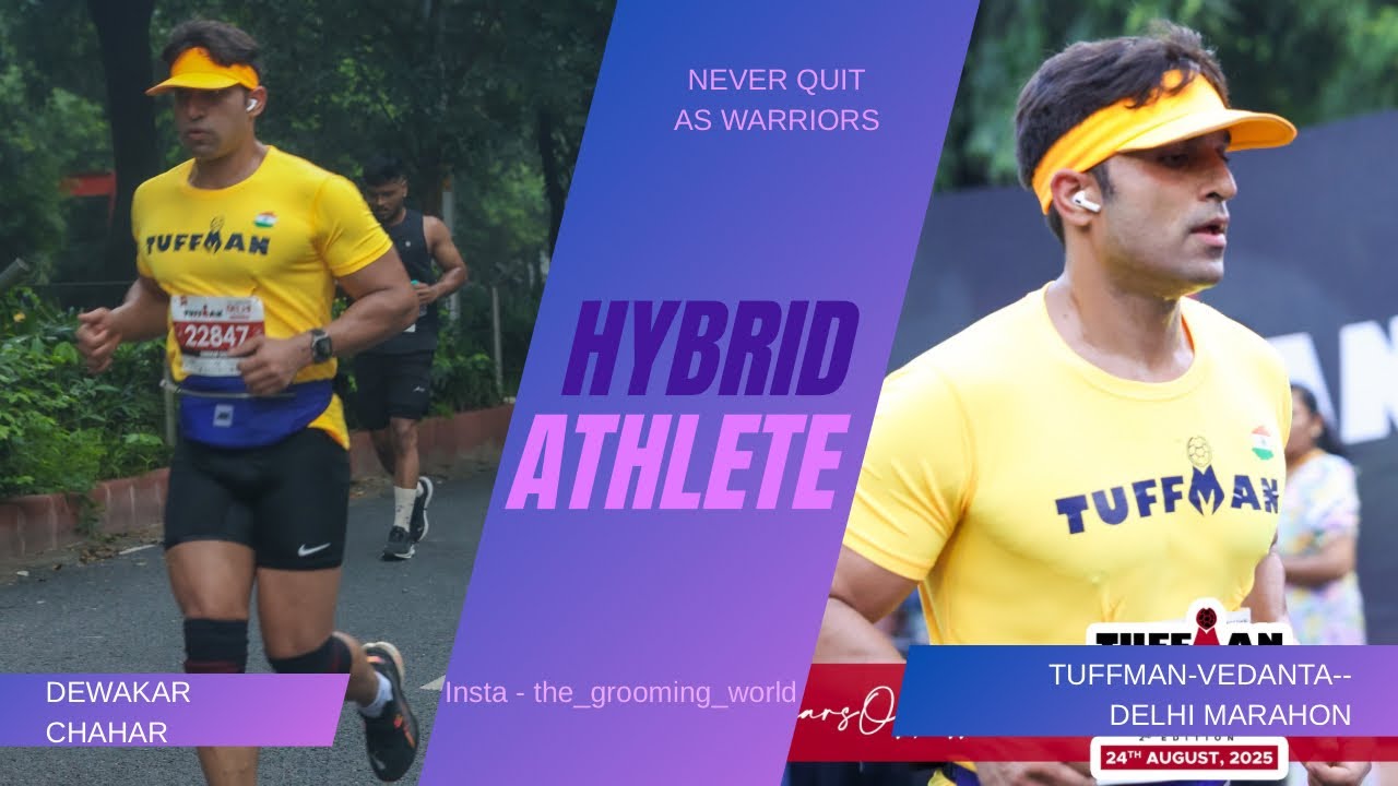 Tuffman delhi race | Vedanta 2025 vdhm | HYBRID ATHLETE | - YouTube