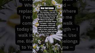 Powerful Morning Prayer | Seek Divine Favor & Walk In Faith Today #shorts