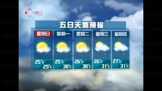 五日天氣預報 20120602