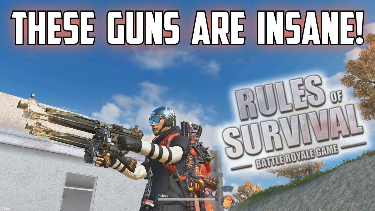 DUAL WIELD DESTRUCTION! - Rules of Survival: Battle Royale