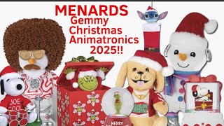 Menards Christmas 2025 Gemmy Animatronic Lineup! (EVERY ITEM)