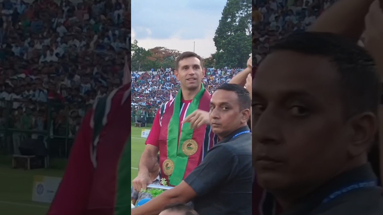 Emiliano Martinez Is In Kolkata Mohun Bagan Ground  shorts  emilianomartnez  mohunbagan