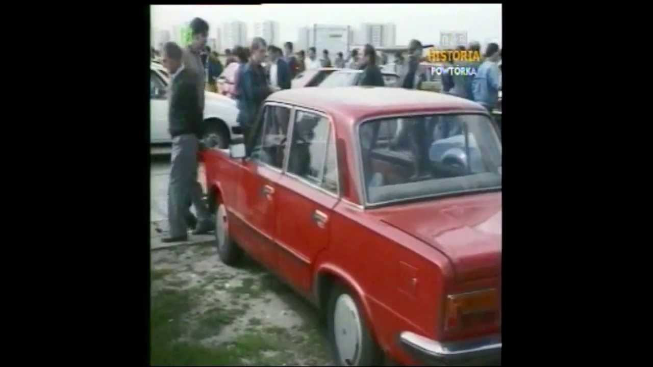 PRL 1989 Giełda samochodowa i kradzieże aut