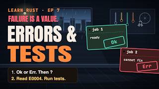 Rust Result, the  Operator, Tests and Clippy: Handle Errors Properly (Learn Rust, Ep 7)