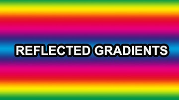 Reflected Gradients In Photoshop | How To | Styles | Mirror Effect | Graphicxtras