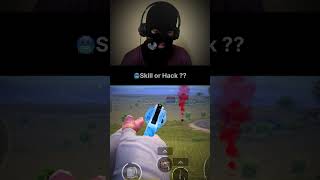 Skill or Hack 🥶?? #gaming #bgmi #pubg #reaction