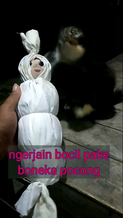 prank boneka pocong #viral #shorts #prank