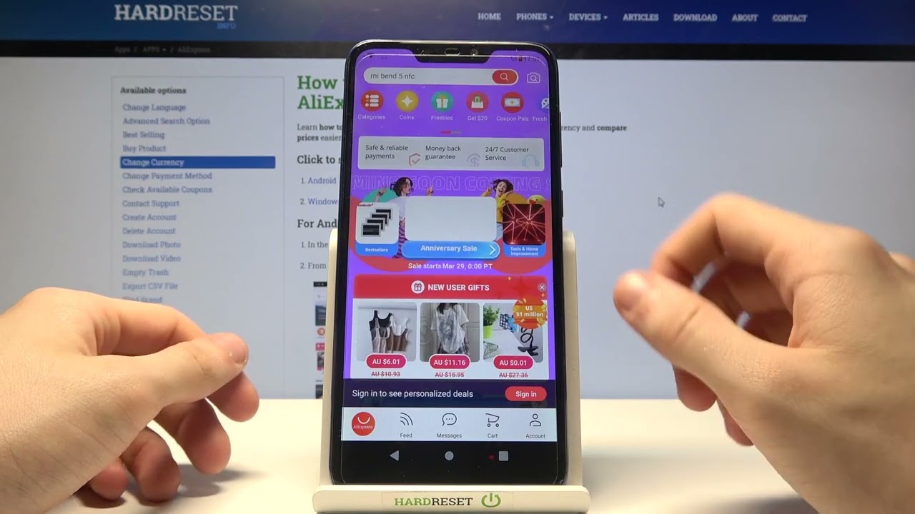 AliExpress - How To Change Currency