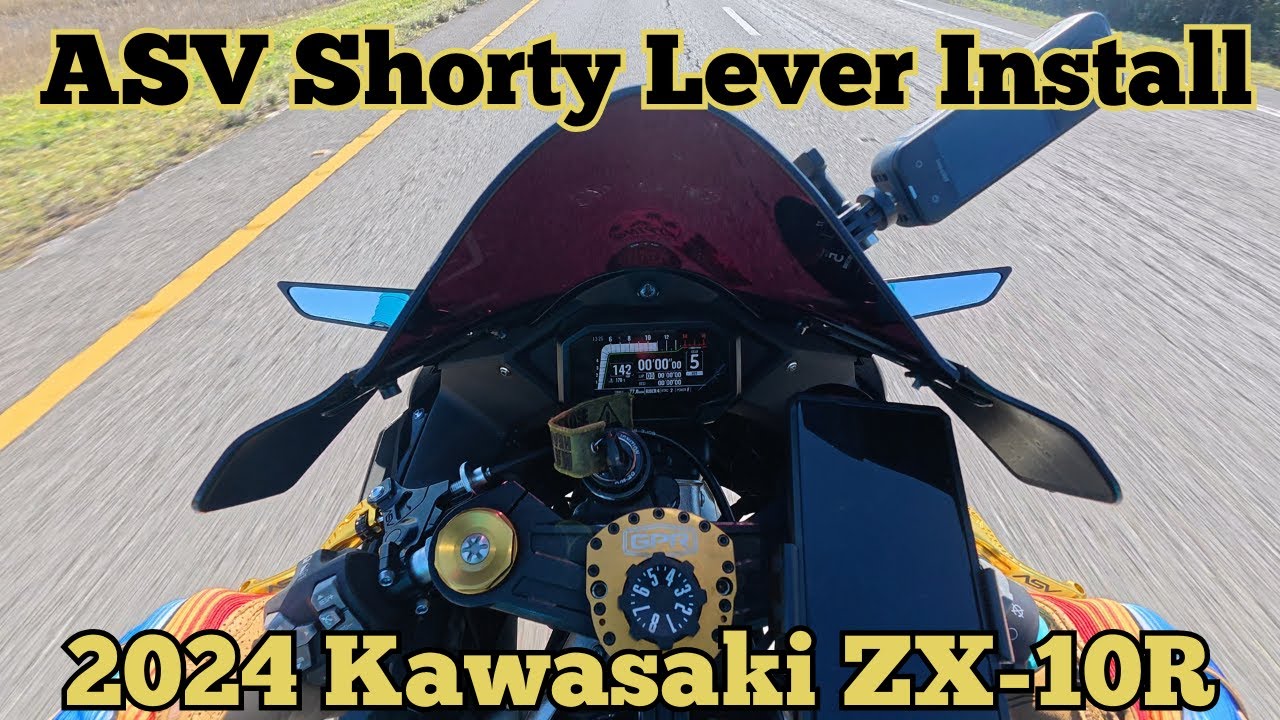 ASV levers 2024 kawasaki zx10r - YouTube
