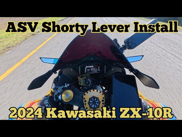 ASV levers 2024 kawasaki zx10r - YouTube
