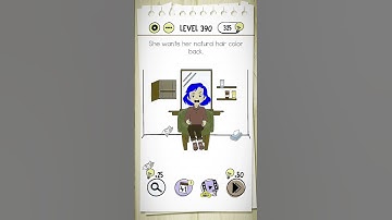 Brain Test Level 390 Answer and Solution Gameplay Walkthrough