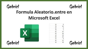 Fórmula Aleatorio.Entre Cantidades aleatorias en Microsoft Excel