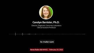 Dr. Carolyn Banister | News Radio 560 WVOC