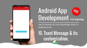 Android studio tutorial for beginners | Toast message | Hindi Tutorial 2019