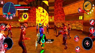 Surviving the Zombie Apocalypse: Rope Hero vs Zombie Gameplay screenshot 2