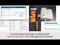 IOLK08. Modify IO-Link Device Parameter ISDU via Allen Bradley PLC MSG CIP Message
