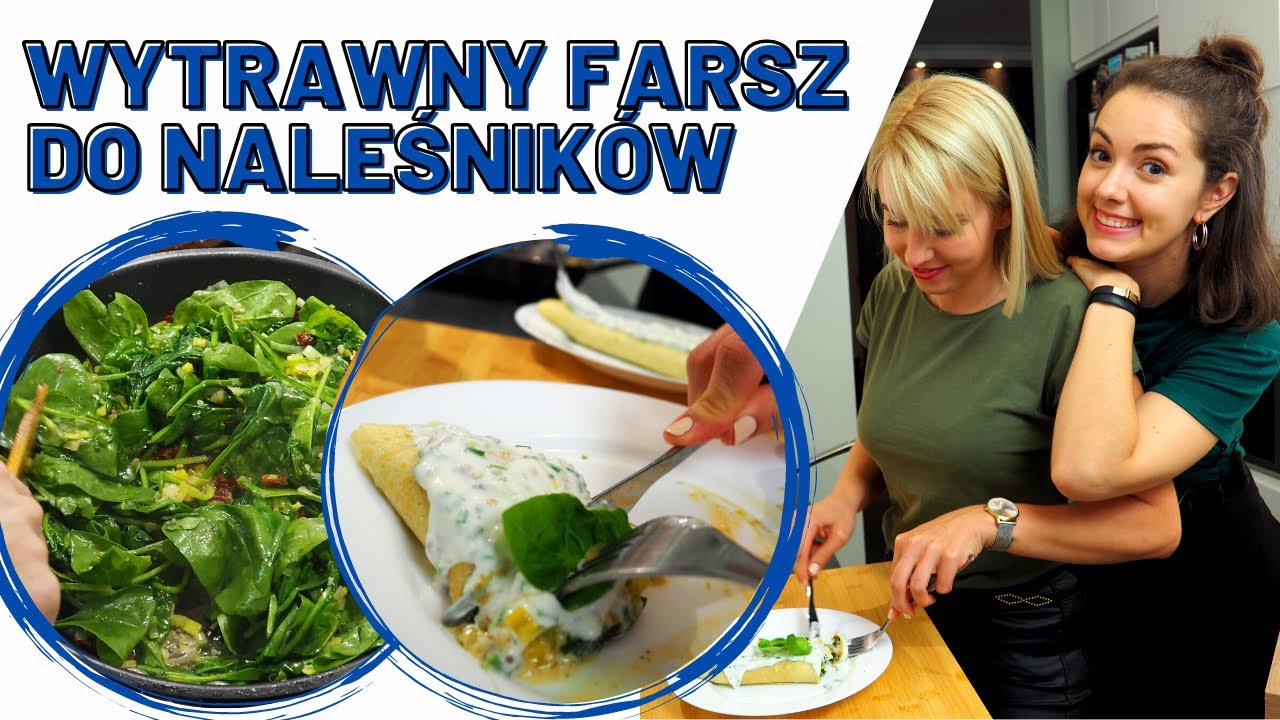 ❤️ Naleśniki ze szpinakiem i fetą! Pokochasz ten wytrawny farsz do naleśników!