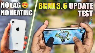 iPhone Xr🔥Bgmi 3.6 Update Test😍 / iPhone Xr Bgmi Test After Udpate / iPhone Xr Pubg Test In 2025