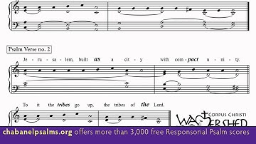 Free Responsorial Psalm • 1st Sunday of Advent, Year A