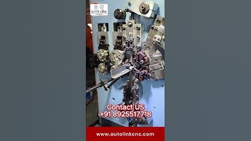 Automatic CNC Spring Coiling Machine | Precision Spring Manufacturing Technology