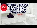 Cuba Para Banheiro Pequeno: Dicas e Modelos  Parte 1