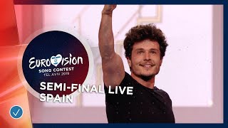 Spain - LIVE - Miki - La Venda - First Semi-Final - Eurovision 2019