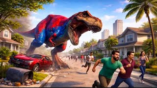 Dinosaurs Take Over the City Park | Dinosaur Simulator screenshot 5