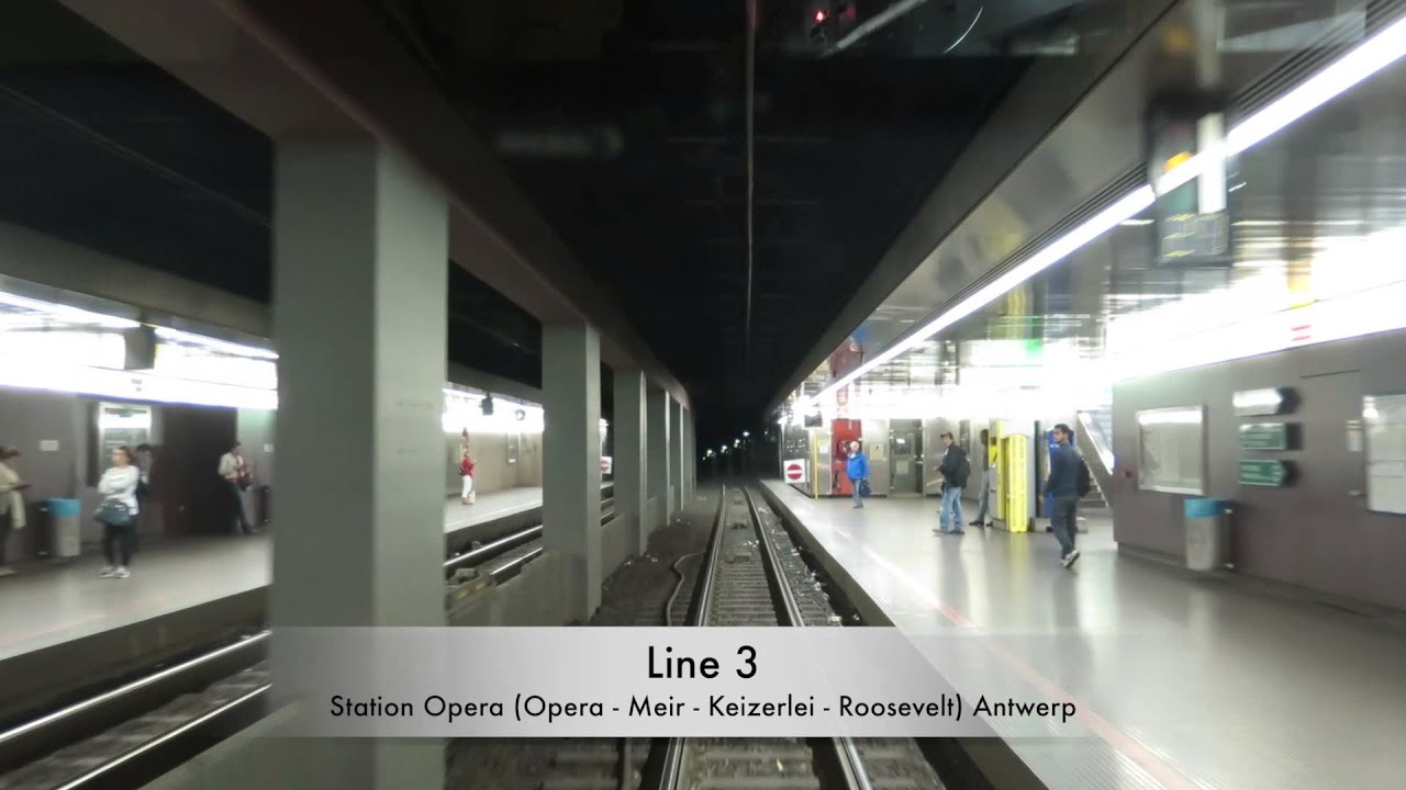 TRAM RIDE TRAMLINE 3 ANTWERP