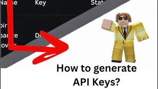 How to generate API keys for Roblox Studio Lite|| #roblox 
