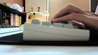 Happy Hacking Keyboard Pro II typing on mousepad (HHKB Pro 2) Part 1 screenshot 3
