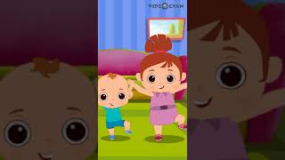 One Little Finger | Body Parts Learning Nursery Rhymes  #youtubeshorts #animation #nurseryrhymes