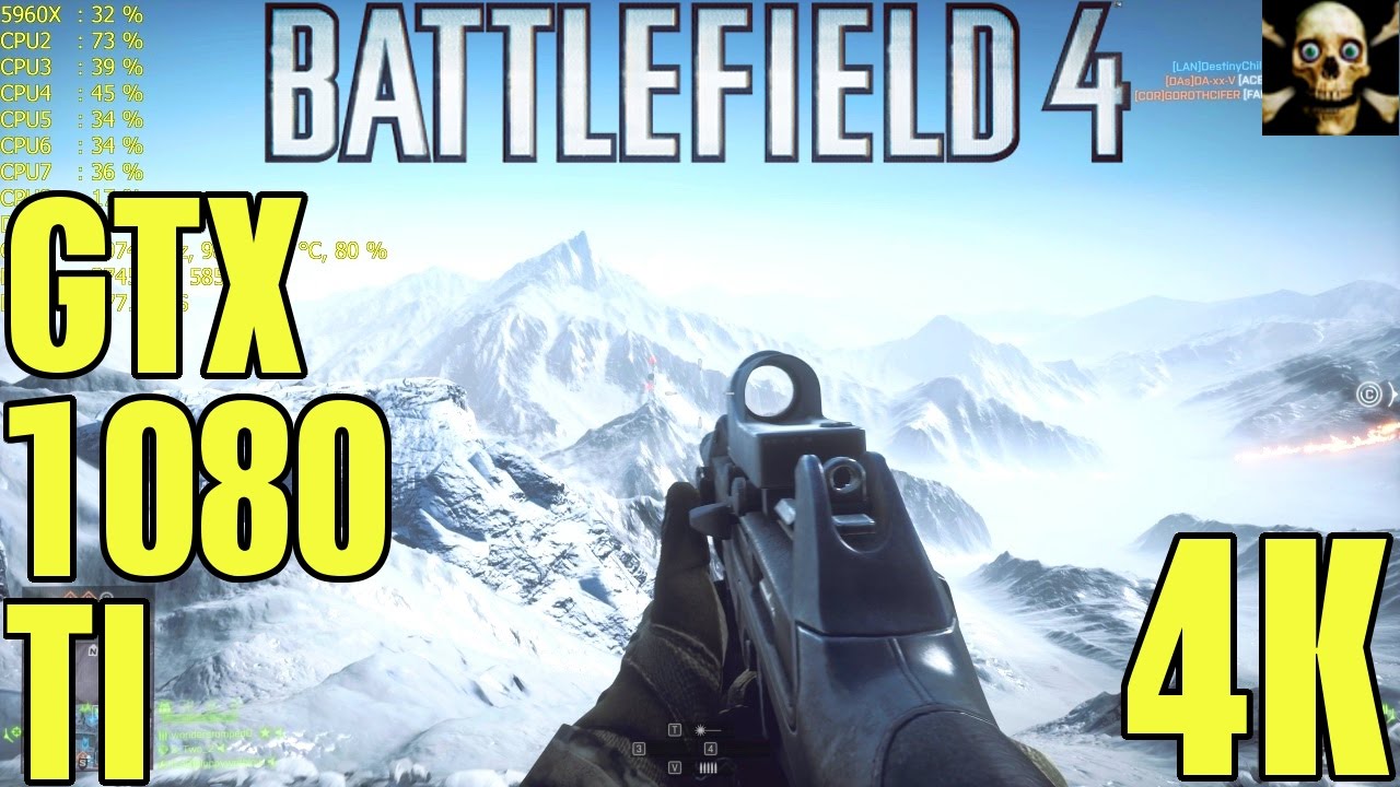 Battlefield 4  Multiplayer Gtx 1080 TI 4K UltraHD Fps Performance