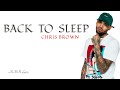 Back To Sleep | Chris Brown (Lyrics)