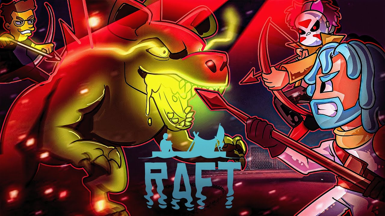 He Unleashed His Alpha Beast On Us! | Raft [Multiplayer E10 Finale ...